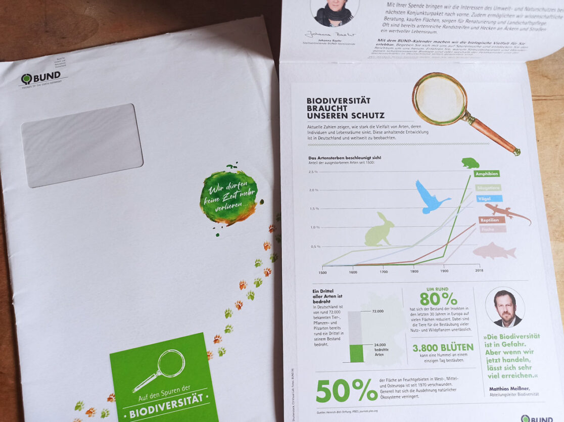 Dass Bild zeigt einen Inhalt aus dem Kalender: Daten, Fakten und Infografiken zur Biodiversität.